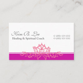 ピンクロータスヨガオム啓蒙活動 名刺