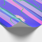 ピンクロータスラッピング紙 ラッピングペーパー (角)