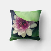 ピンクロータス写真用クッション クッション (裏面)