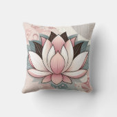 ピンクロータス クッション (裏面)