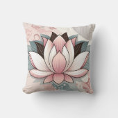 ピンクロータス クッション (正面)