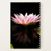 ピンクロータス《植物》スイレン ノートブック (裏面)