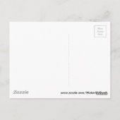 ピンクロータス《植物》スイレン ポストカード (裏面)