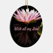 ピンクロータス《植物》スイレン「With All My Love」 セラミックオーナメント (右)