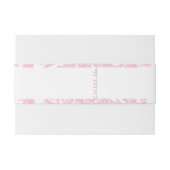 ピンクロータランタンインディアン結婚ズメール封筒 招待状ベリーバンド (裏面例)