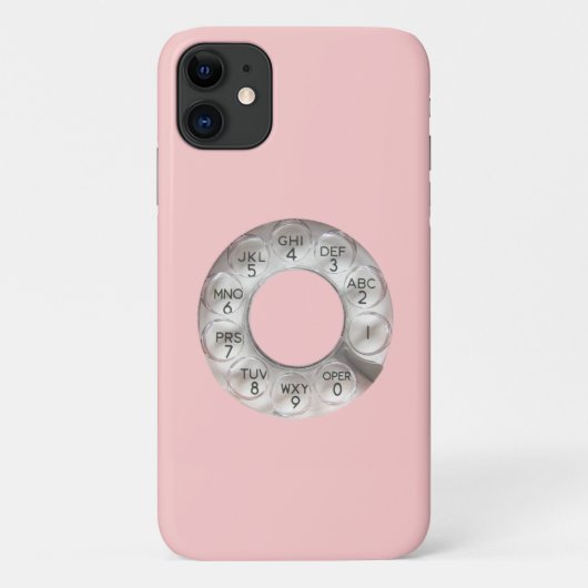 ピンクロータリーiPhone 11ケース Case-Mate iPhoneケース (裏面)