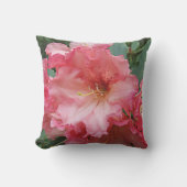 ピンクロードデンドロン開花フローラ アウトドアクッション (正面)