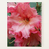 ピンクロードデンドロン開花フローラ プランナー手帳 (裏面)