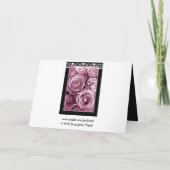 ピンクロ最高のーズフレンドビーマイメイド・オブ・オーナー(花嫁付き添い人) 招待状 (裏面)