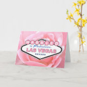 ピンクロ結婚したーズインラスベガスカード カード (黄色い花)