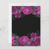 ピンクロ縁どスフローラ21歳 招待状 (裏面)