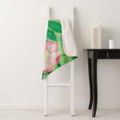 ピンクワイルドバライラストレーション シェルパブランケット (インサイチュ)