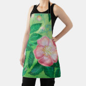 ピンクワイルドバラフラワーシークレットガーデン エプロン (インサイチュ)