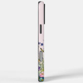 ピンクワイルドフラワーガーデフェミニンィングスクリプト名 Case-Mate iPhoneケース (裏面 / 右)