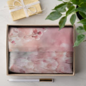 ピンクワイルドフラワーティッシュペーパー 薄葉紙 (ギフト)