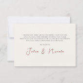 ピンクワイルドフラワーバラ春ガーランド結婚ズ (裏面)