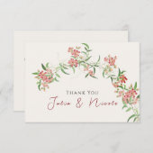 ピンクワイルドフラワーバラ春ガーランド結婚ズ (正面/裏面)