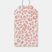 ピンクワイルドワンサファリアニマルバースデーパーティー ギフトタグ (裏面)