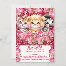 ピンクワイルド2歳ガールズバースデーパーティー