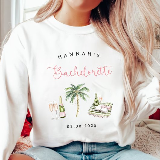 ピンクワインカントリーバチェロレッテ週末 スウェットシャツ