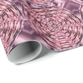 ピンクワインサテンサークル ラッピングペーパー (ロールコーナー)