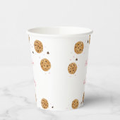 ピンクワンスウィートクッキー誕生日 紙コップ (左)