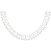 ピンクワンダーザシー海動物1st誕生日 バンティングフラッグ (全)