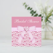 ピンクワンダーランドフラミンゴスブライダルシャワー招待状 招待状 (スタンド正面)