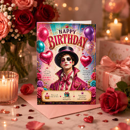 ピンクワンダーランド誕生日おめでとうカード カード
