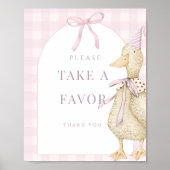 ピンクワン間抜けガチョウの看板ポスター ポスター (正面)