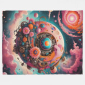 ピンクワールドフリースブランケット フリースブランケット (正面(横))