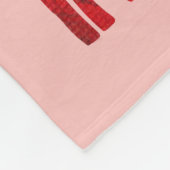 ピンクワ感動的ーズ化学会 フリースブランケット (角)