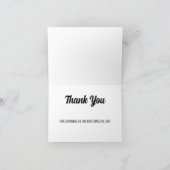 ピンクヴィネットありがとうござ結婚う サンキューカード (内部)