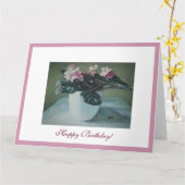 ピンクヴィレ素晴らしート誕生日アートby Pola.B.Alex カード (黄色い花)