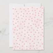 ピンクヴィンテージトラックブリデスメイドランチョン招待状 (裏面)