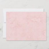 ピンクヴィンテージトラック牡丹ライトリハーサルディナー 招待状 (裏面)