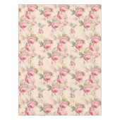 ピンクヴィンテージバラの花柄（中）  テーブルクロス (正面)