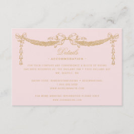 ピンクヴィンテージパリグラム詳細 エンクロージャーカード