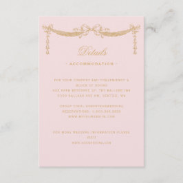 ピンクヴィンテージパリボウスワッググラム詳細 エンクロージャーカード