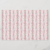 ピンクヴィンテージフローラブライダルシャワーレシピ (裏面)