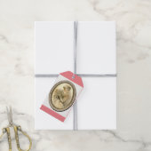 ピンクヴィンテージブライダルシャワー花嫁ギフトラベル ギフトタグ (より糸付き)