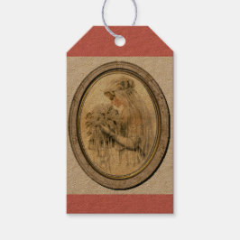 ピンクヴィンテージブライダルシャワー花嫁ギフトラベル ギフトタグ