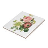 ピンクヴィンテージブーケ タイル (側面)