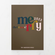 ピンクヴィンテージメリークリスマスマルチフォト