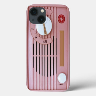 ピンクヴィンテージラジオ iPhone 13ケース