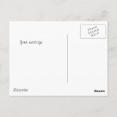 ピンクヴィンテージワイルドバラインメイソンジャー ポストカード (裏面)