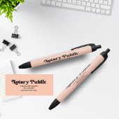 ピンクヴィンテージ公証人公募事業 黒ボールペン