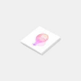 ピンクヴィンテージ熱気球 – 付箋