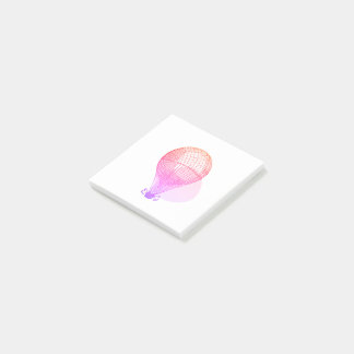 ピンクヴィンテージ熱気球 – 付箋