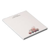 ピンクヴィンテージ農家トラック ノートパッド (アングル)